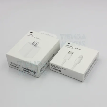 Kit Carga Rápida 20W USB-C y Cable Lightning USB-C 1M 【Apple Original】+ Regalos