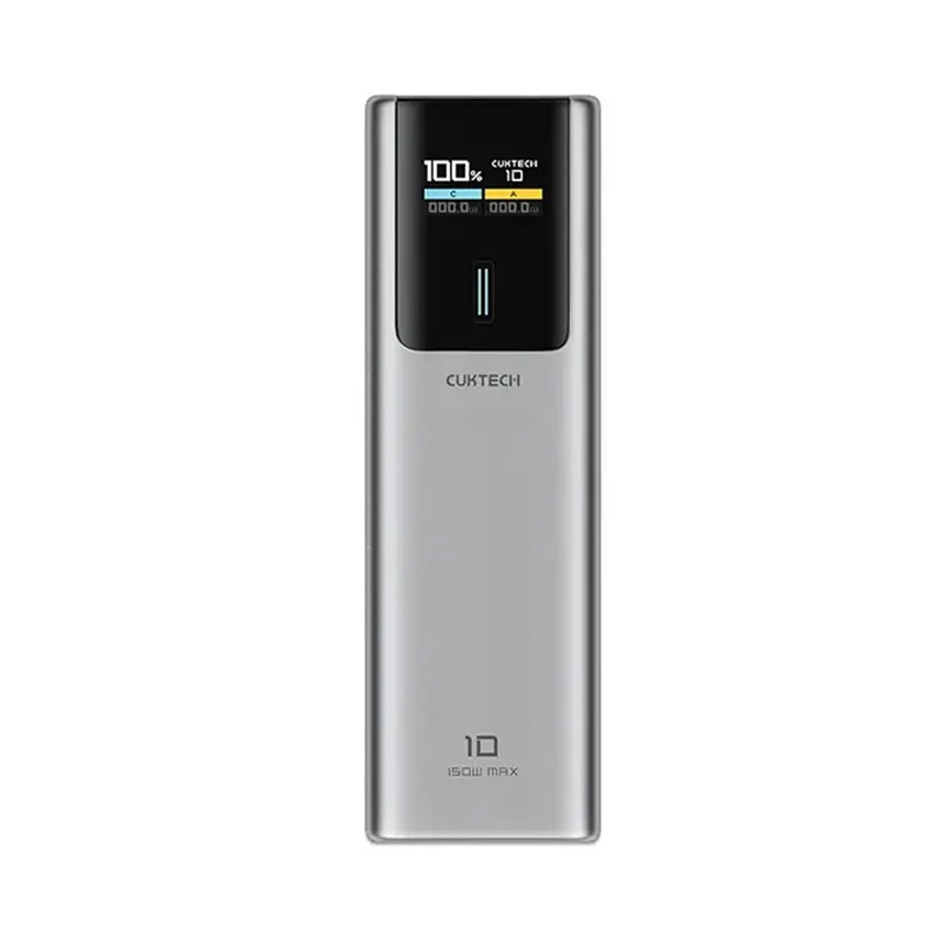 Power bank CUKTECH 10 Plus 15000mAh 120W con pantalla