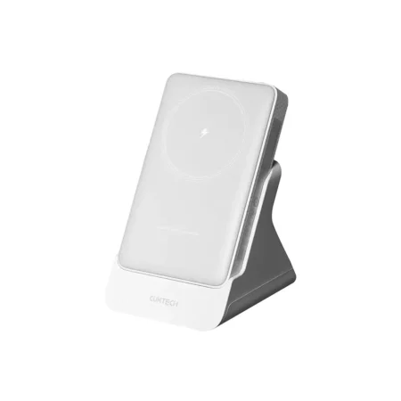 Power bank magnético CUKTECH 10000mAh blanco con soporte